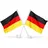 Beta Service Unbekannt Luxus Autofahnen Deutschland 2er Set 48cm