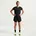 One DF HR 3IN 2N1 SHORT BLACK/WHITE XL