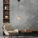 Paul Neuhaus Rika Pendelleuchte LED, schwarz,