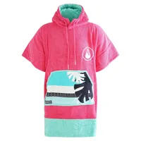 WAVE HAWAII Pink Wave Poncho 2024 pink