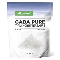 Gaba - 100% Gamma-Aminobuttersäure - reines Pulver - 540 g