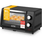 TZS First Austria - Minibackofen 10L 800W - Mini Backofen Stufenlose Temperaturr