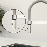 Villeroy & Boch Handbrause zu Steel Expert Compact Einhebel-Küchenarmatur, 927305LC,