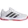 adidas Stabil Indoor Shoes, Cloud White/Aurora Met. / Semi Lucid Red, 4.5 UK