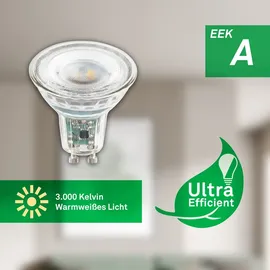 Briloner LED-Leuchtmittel Reflektor GU10 2,5W klar 3000K EEK A 2er