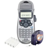 Dymo DYMO® LetraTag LT-100H, Eingabetastatur ABC silber inkl. 4 Batterien AA