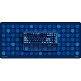 nuphy Halo96 V2 Kabellose Hot-Swap-fähige Gaming-Tastatur,99 Tasten RGB-Hintergrundbeleuchtung, mechanische Tastatur, unterstützt QMK/VIA,Bluetooth/USB-C/2,4 GHz-Blue, Raspberry (46gf)