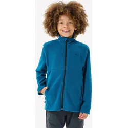 Fleecejacke Kinder Gr. 122–170 Wandern - MH500 Zip TW berlinerblau 151-160cm 12-13J