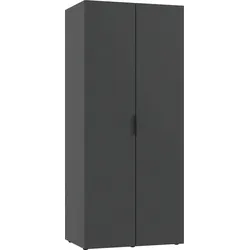 Kleiderschrank WIMEX "Modena Kleiderschrank, Gestalte dein Schranksystem selber, Bestseller", grau (graphit), B:80cm H:185cm T:54cm, Spanplatte, Schränke, Drehtüren-Schrankprogramm viele Auswahlmöglichkeiten im Schlafzimmer