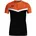 Poloshirt 807 schwarz/neonorange L