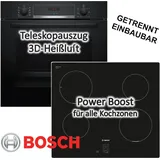 Bosch Herdset Bosch Backofen Teleskopauszug mit Induktionskochfeld - autark, 60 cm neu