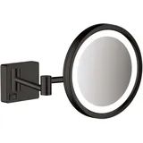 Hansgrohe AddStoris Rasierspiegel mit LED Leuchte, mattschwarz