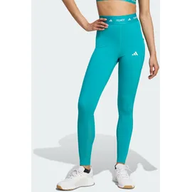 adidas TECHFIT Stash Pocket Full-Length, Leggings - Pure Teal - XS