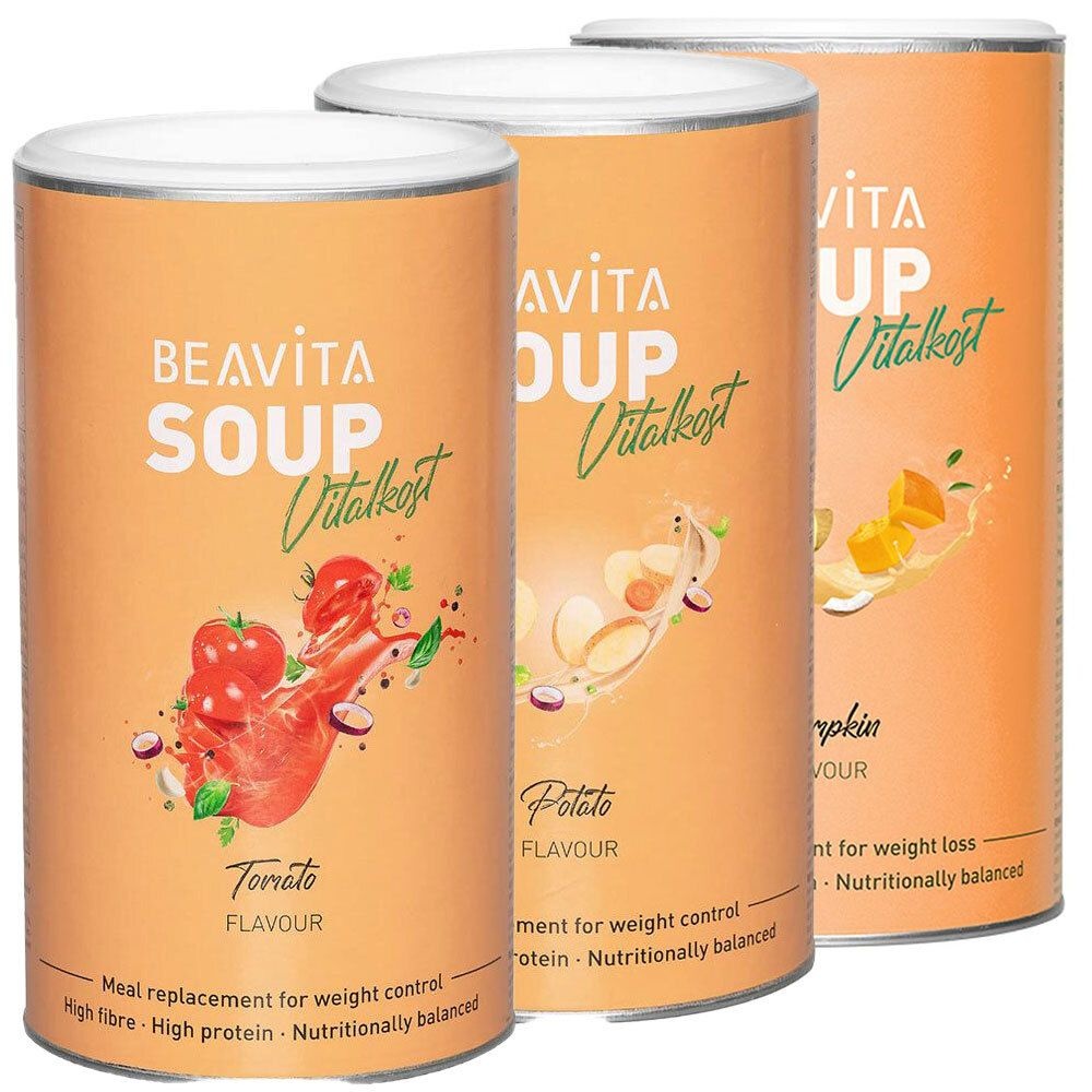 BEAVITA Vitalkost Soupe diététique, mélange 3x540 g Poudre