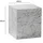 Wohnling Monobloc Weiß MDF 40 x 40 x 45 cm