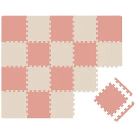 LittleTom 18 Teile Spielmatte Baby Puzzlematte 30x30 Krabbelmatte Bodenmatte Kinderzimmer