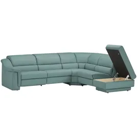 HIMOLLA Ecksofa 1301 ¦ blau ¦ Maße (cm): B: 294 H: 86 T: 256.0