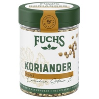 Fuchs Gewürze - Koriander ganz - ideal für Currymischungen oder Reisgerichte - natürliche Zutaten - 40 g in wiederverwendbarer, recyclebarer Dose