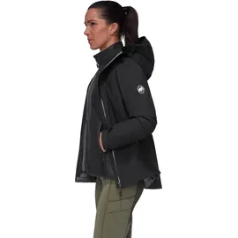 Mammut Alto Light 3 In 1 HS Hoodie Jacke - Black / Black - XS