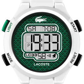 Lacoste LC33 36 mm Silikongehäuse Weiß Silikonarmband Weiß