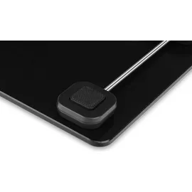 Zeegma Gewit Personenwaage Waage mit Körperfett Personenwaage Digital Analyse von bis zu 17 Körperparametern präzise Messung LCD Gewichtsmessbereich bis zu 200 kg