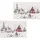 OTTO home Platzset Lealux, (Set, 2-St), 2er Set, Weihnachtlich, bedruckt, weiche Haptik, 45x30 bunt
