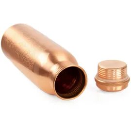 Bodhi Kupferflasche, 800 ml Diamant-Design, gehämmert