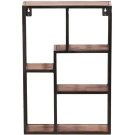 SIT Möbel Wandregal 40 x 13 x 60 cm Schwarz
