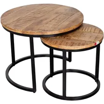Mr. Deko Fermo Braun Mangoholz 58 x 37 cm