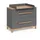 VitaliSpa Wickelkommode Malia, Grau/Artisan/Artisan, 108 x 98 cm mit 2 Schubladen