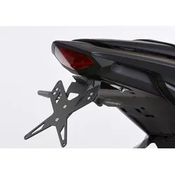 PROTECH Kennzeichenhalterset inkl. Reflektor und Kennzeichenbeleuchtung Edelstahl/Aluminium pulverbeschichtet schwarz, schwarz