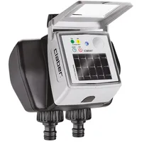 Claber Dual myAquaSolar Bewässerungscomputer grau