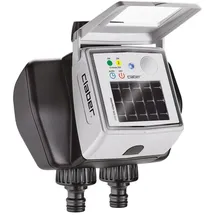 Claber Dual myAquaSolar Bewässerungscomputer grau