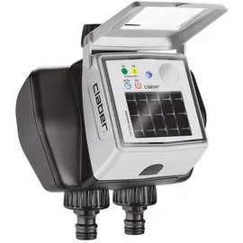 Claber Dual myAquaSolar Bewässerungscomputer grau
