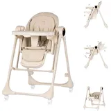 Chipolino Hochstuhl Master Class 2 in 1 elektrisch Babyschaukel Fernbedienung beige