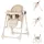 Chipolino Hochstuhl Master Class 2 in 1 elektrisch Babyschaukel Fernbedienung beige
