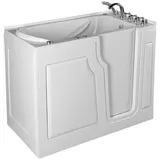 DEKO VERTRIEB BAYERN Whirlpool-Badewanne Luxus Tür-Seniorenbadewanne Senioren-Whirlpool-Badewanne 122x71 f