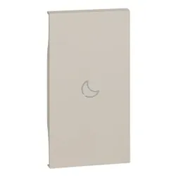 Legrand KM01MH2BED LivingNow 2-mod. Tastenabdeckung für MyHome mit Symbol ”Nacht”, Farbe Sand 1