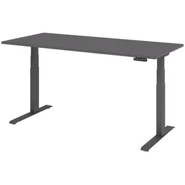 bümö Schreibtisch elektrisch 180 x 80 cm Graphit