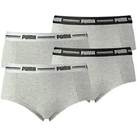 Puma Panty 4er Pack Grau XL