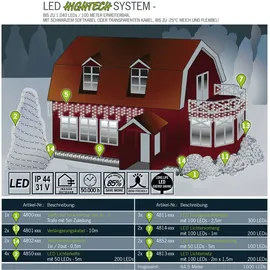 Konstsmide 4803-000 LED-Systemsplitter, Kunststoff, 0 W, 0 W, Schwarz, 2 x 10,5 x 7,5 cm