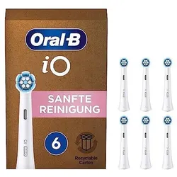 Oral-B iO Sanfte Reinigung Aufsteckbürsten 6 Stk.