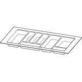Hettich OrgaTray 440 Besteckkasten Grau