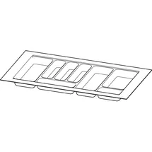 Hettich OrgaTray 440 Besteckkasten Grau