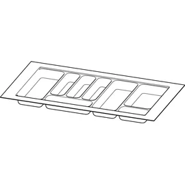 Hettich OrgaTray 440 Besteckkasten Grau