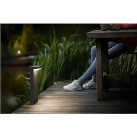 Philips LED Sockelleuchte Bustan 22 x 9 x 40 cm anthrazit