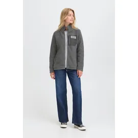 Oxmo Plüschjacke OXAbby in grau | Gr.: XS