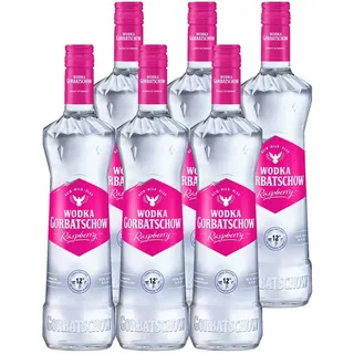 Wodka Gorbatschow Raspberry 37,5 Prozent vol. (6 x 0,7l) - Premium Wodka mit Himbeergeschmack - Raspberry Flavored Vodka