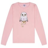 ONOMATO! Harry Potter Hedwig Mädchen Langarm-Shirt Kinder Longsleeve Rosa, Größe Kids:158-164 - 158-164