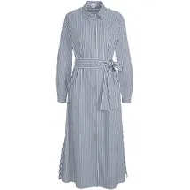 ALBA MODA Midikleid Blau/Weiß 40